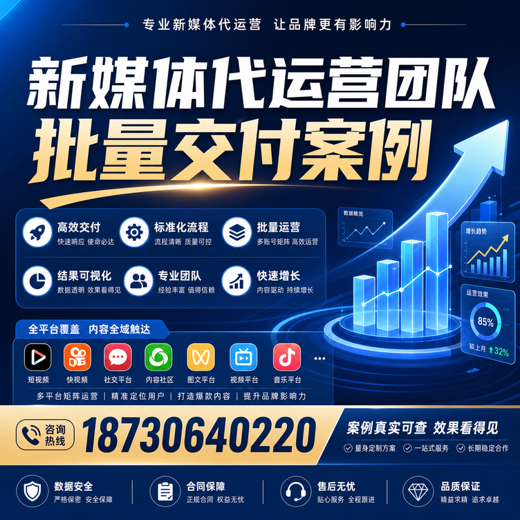 白沙代运营公司多客户账号批量高效交付案例